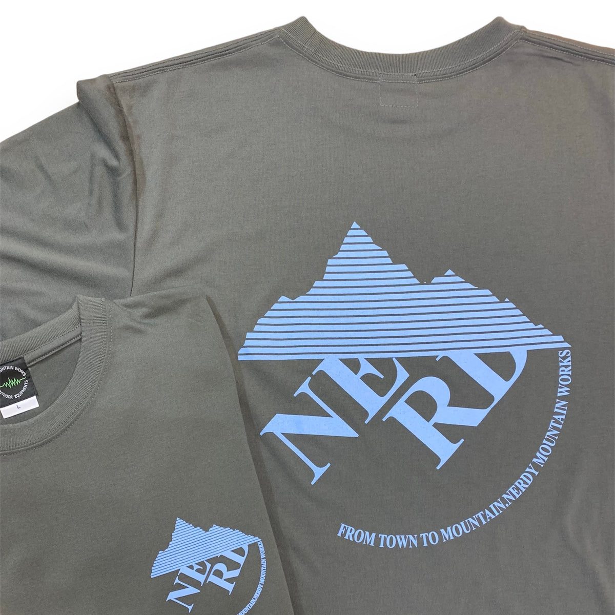 NERD SILHOUETTE TEE POLY – NERDY MOUNTAIN WORKS