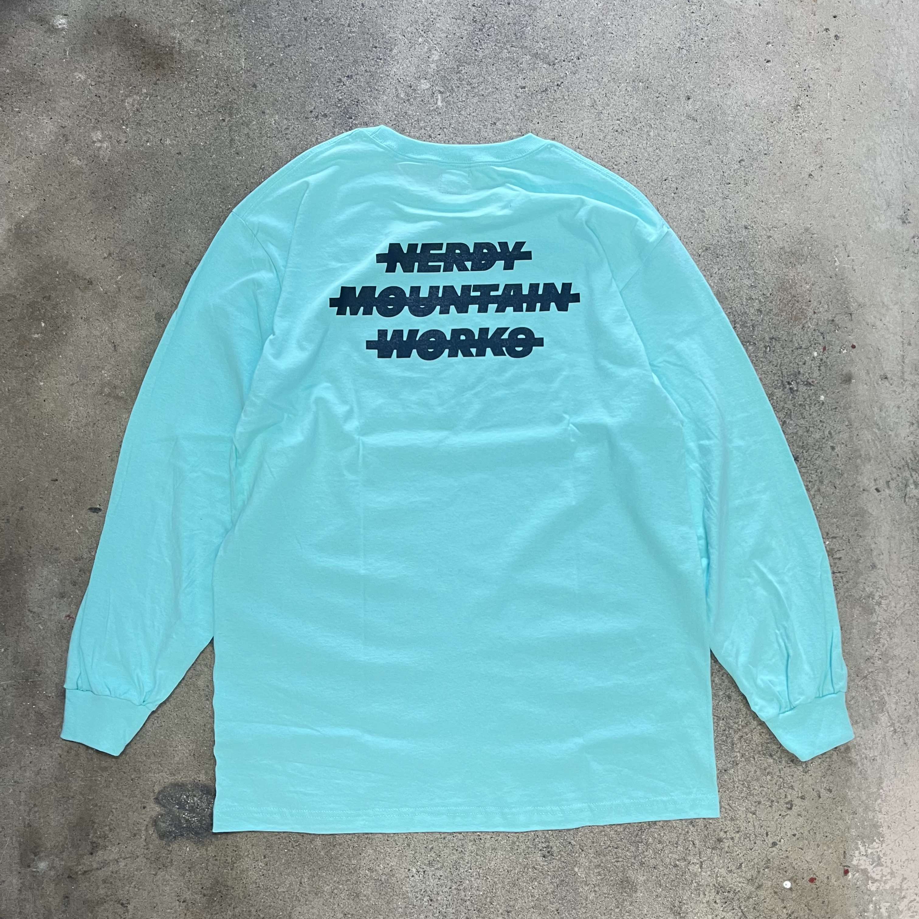 ERASED LOGO L/S TEE  予約