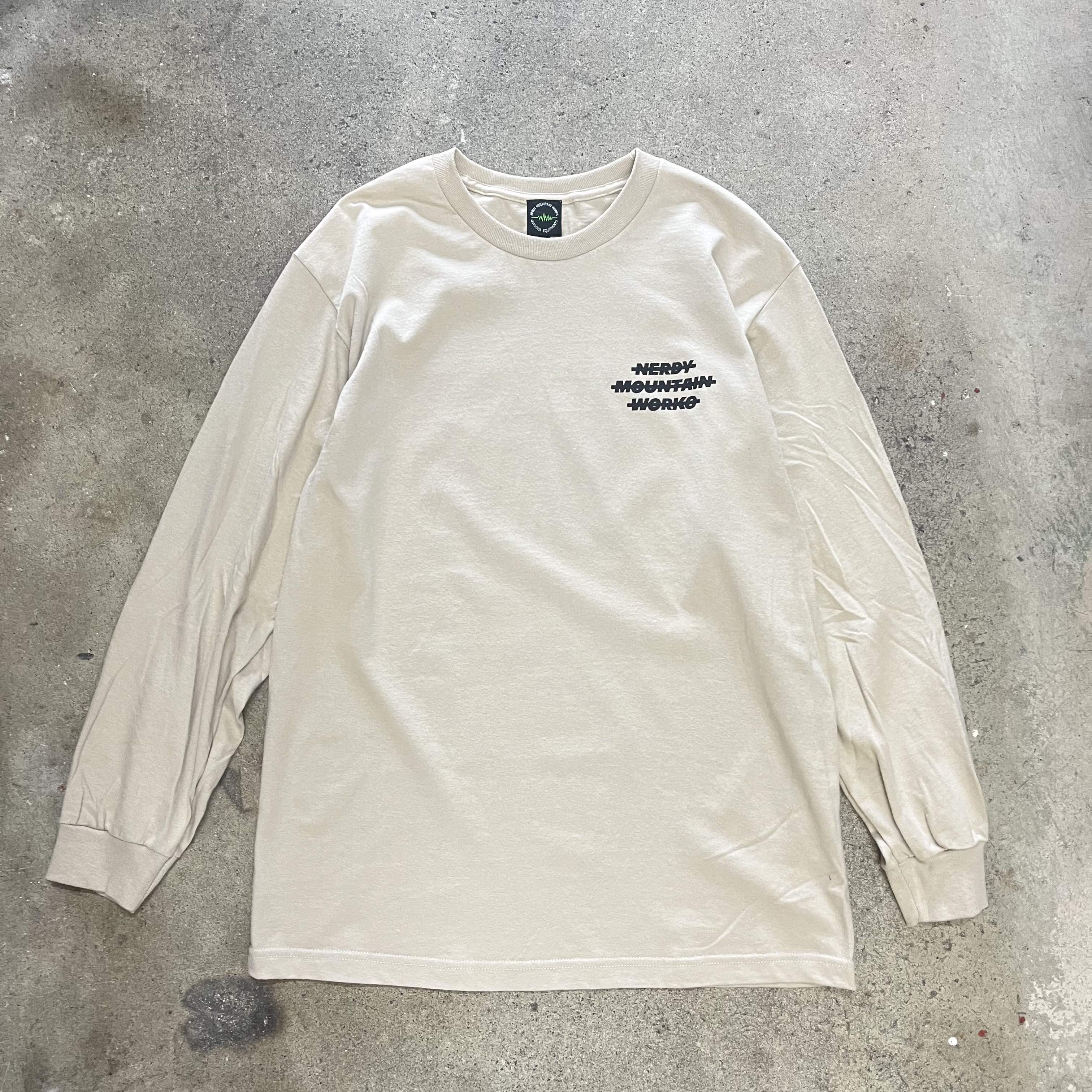 ERASED LOGO L/S TEE  予約