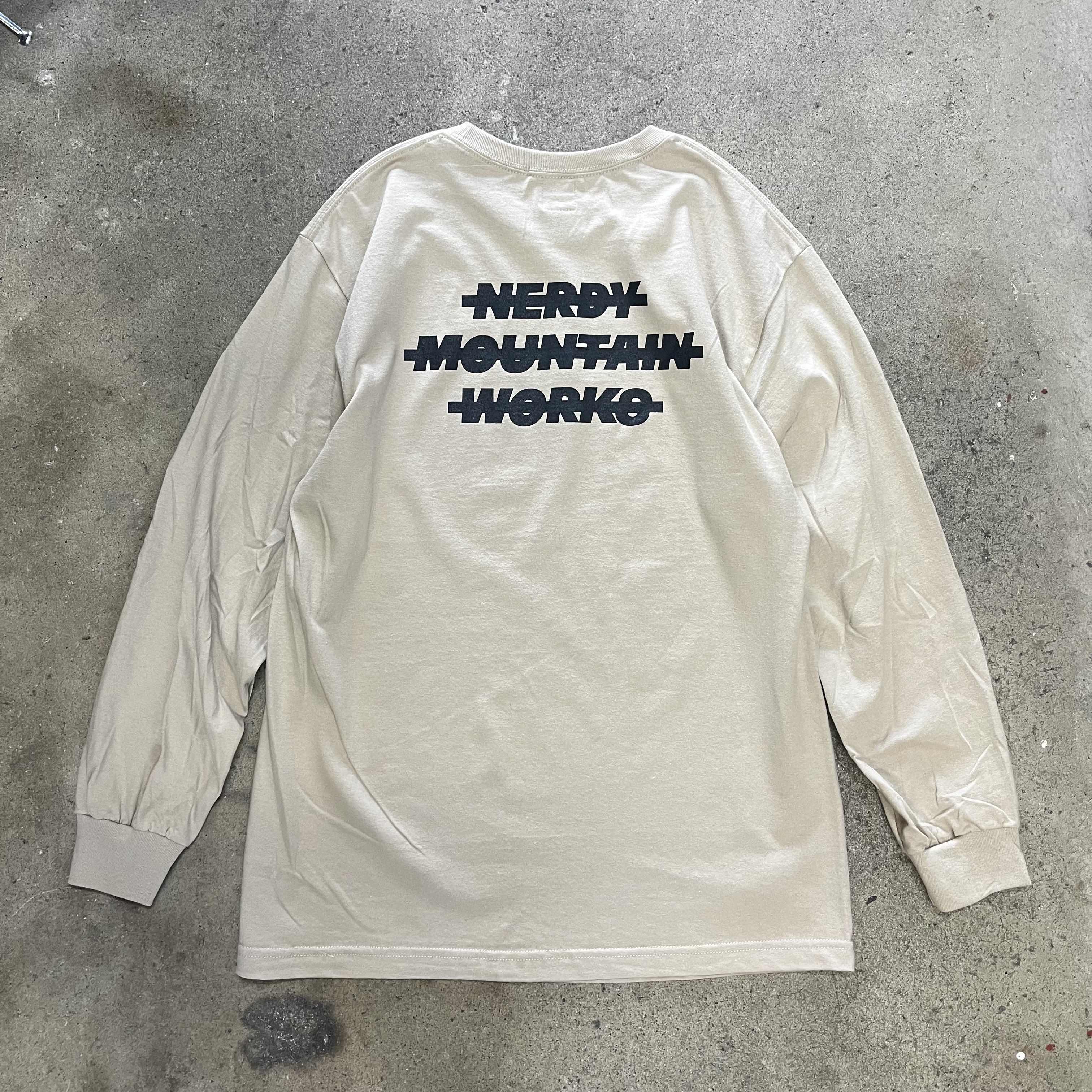 ERASED LOGO L/S TEE  予約
