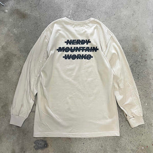 ERASED LOGO L/S TEE  予約